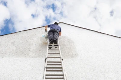 Peinture extérieure au Merlerault — façades et ravalement